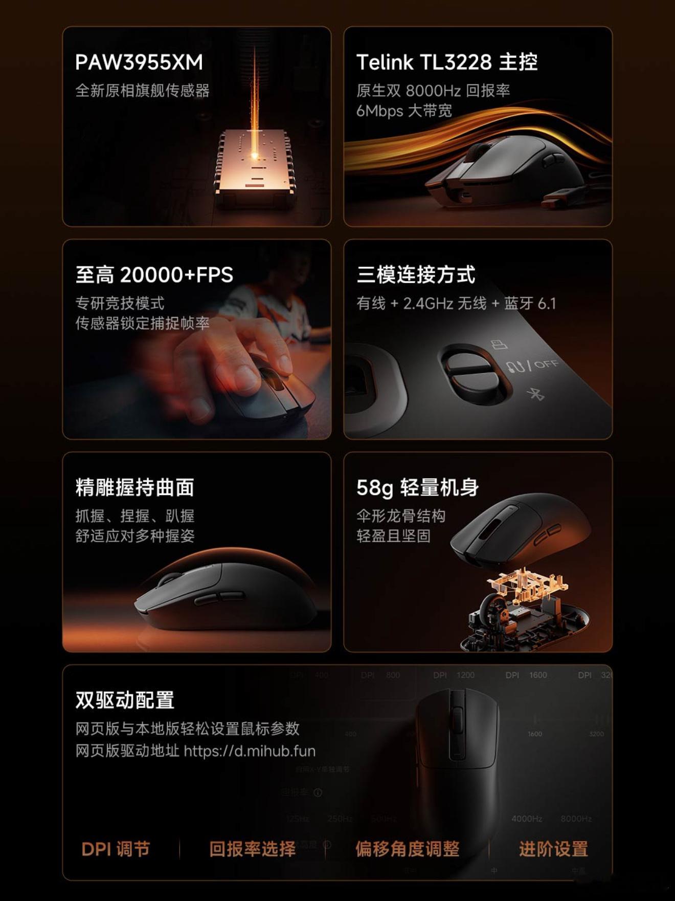偶尔给所有粉丝抽个奖，小米电竞鼠标2  小米小米电竞鼠标 2付卷卷爱粟  抽奖详