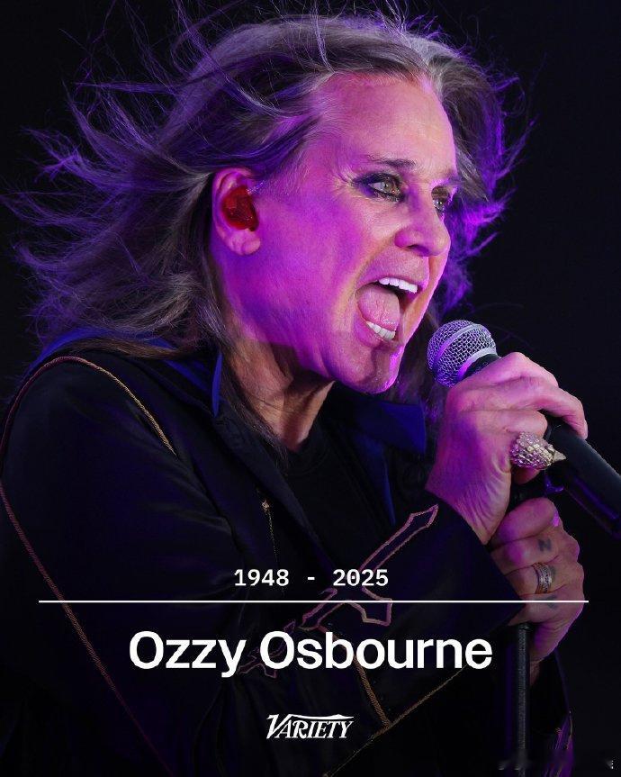 OzzyOsbourne去世奥兹奥斯本去世两周前还在开演唱会 据外媒，英国重金属