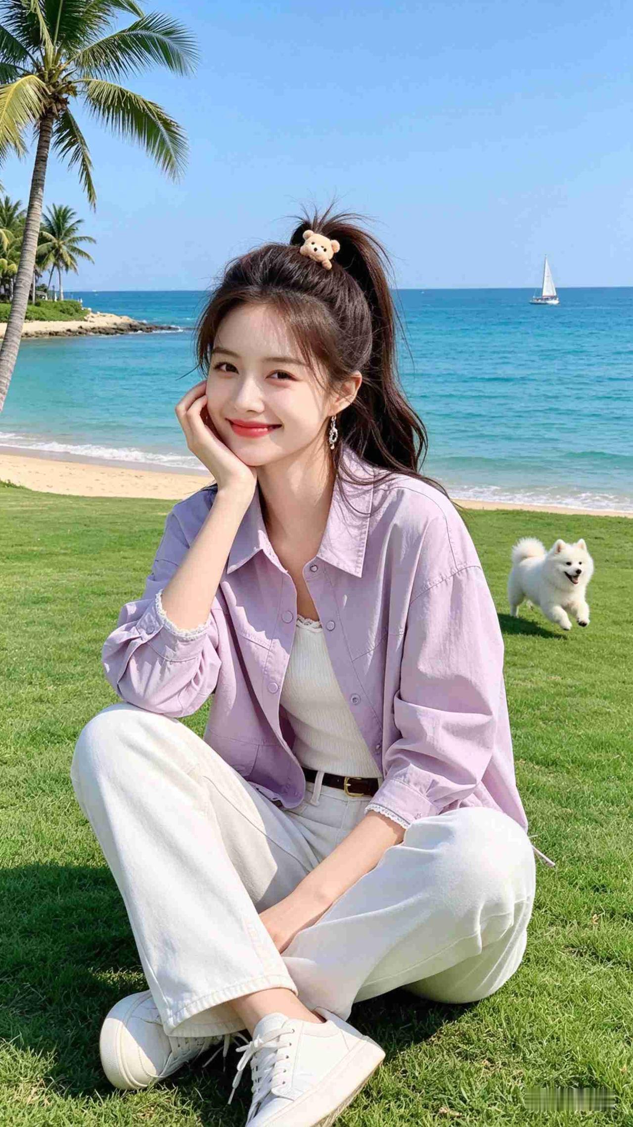 我的今日状态：😁轻松愉快
我这里的天气：☀️晴天