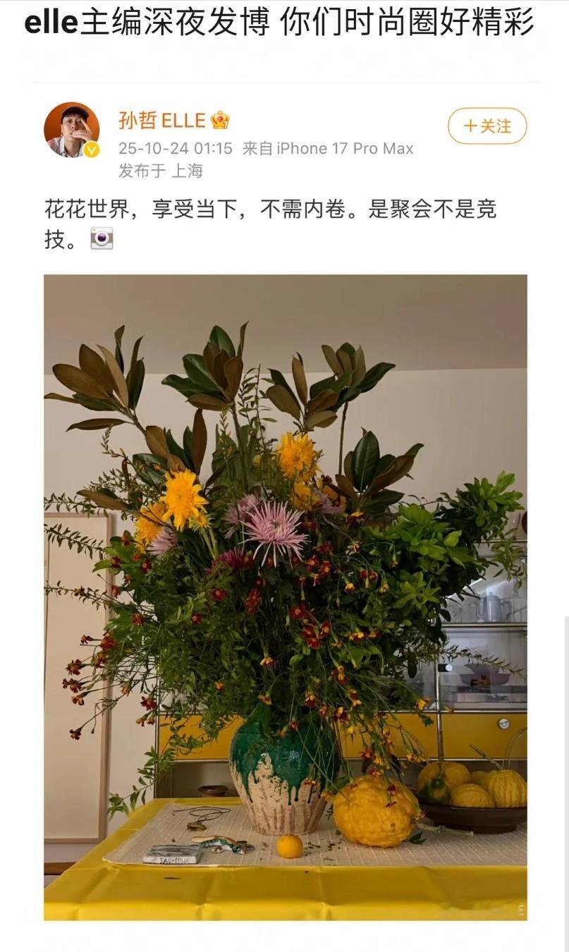 VOGUE晚宴elle主编深夜发文疑似倒油今天vogue盛典[泪奔]又或是为即将