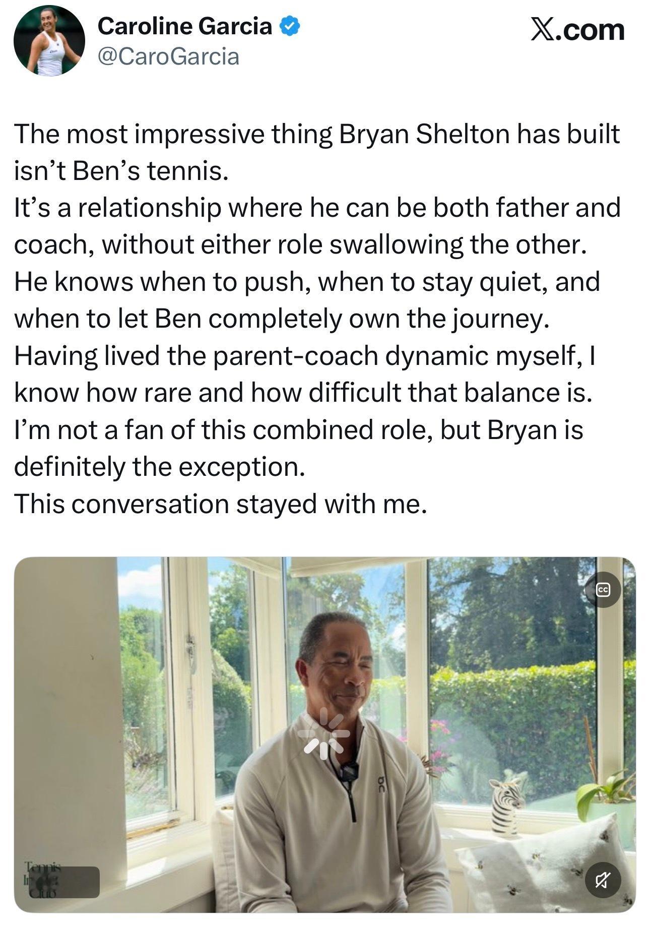 Tennis Insider Club 播客对布莱恩-谢尔顿进行了采访，聊到了已
