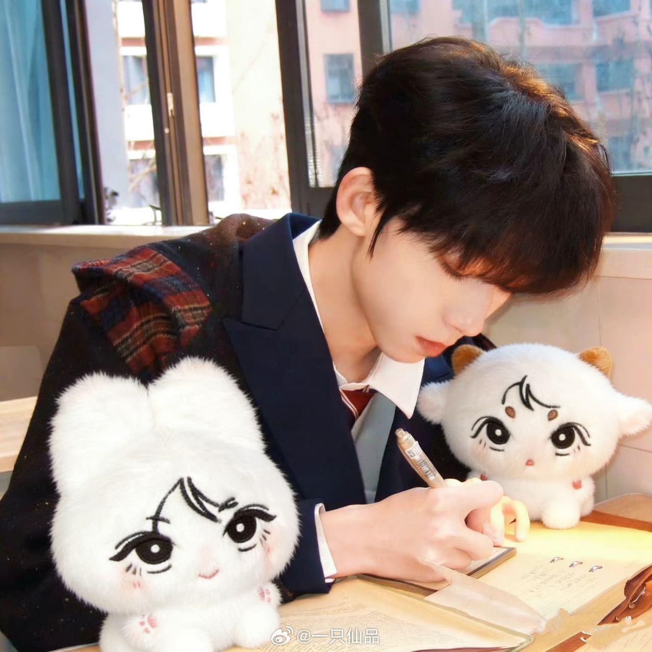 从舞台上闪闪发光的杨博文，到掌心软萌的羊兔宝宝，是粉丝与偶像双向奔赴的温柔「羊兔