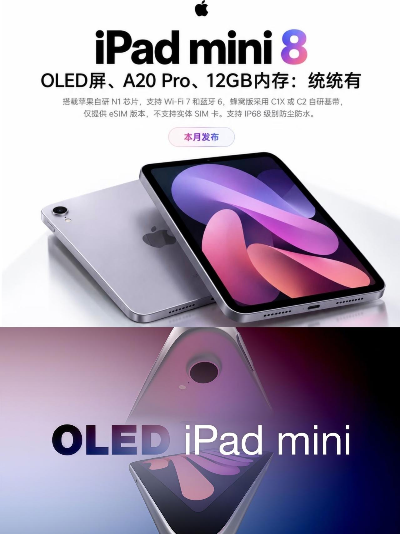 😭别等了，新款iPadmini还是60Hz

iPad mini8高刷基本没戏
