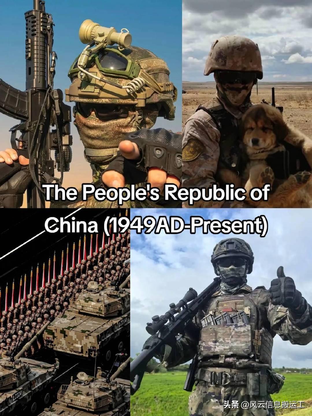 博主分享的中国不同历史时期的单兵服装！