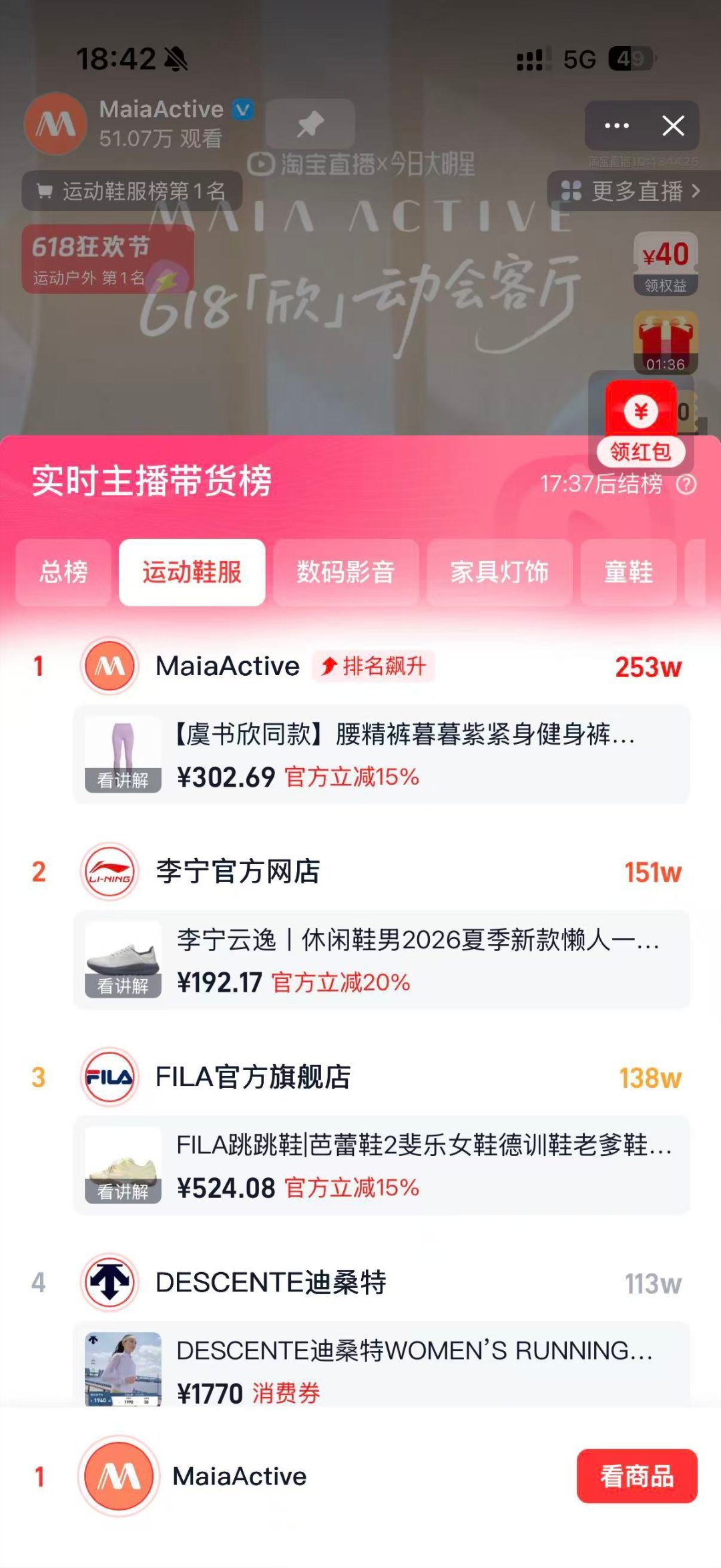 登顶，虞书欣🐮虞书欣maia active品牌代言人