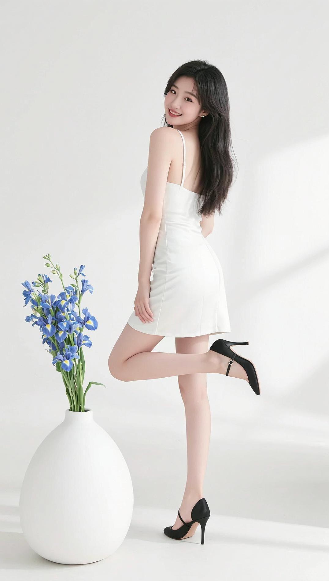 AI素白身姿写真 抖音ai创作