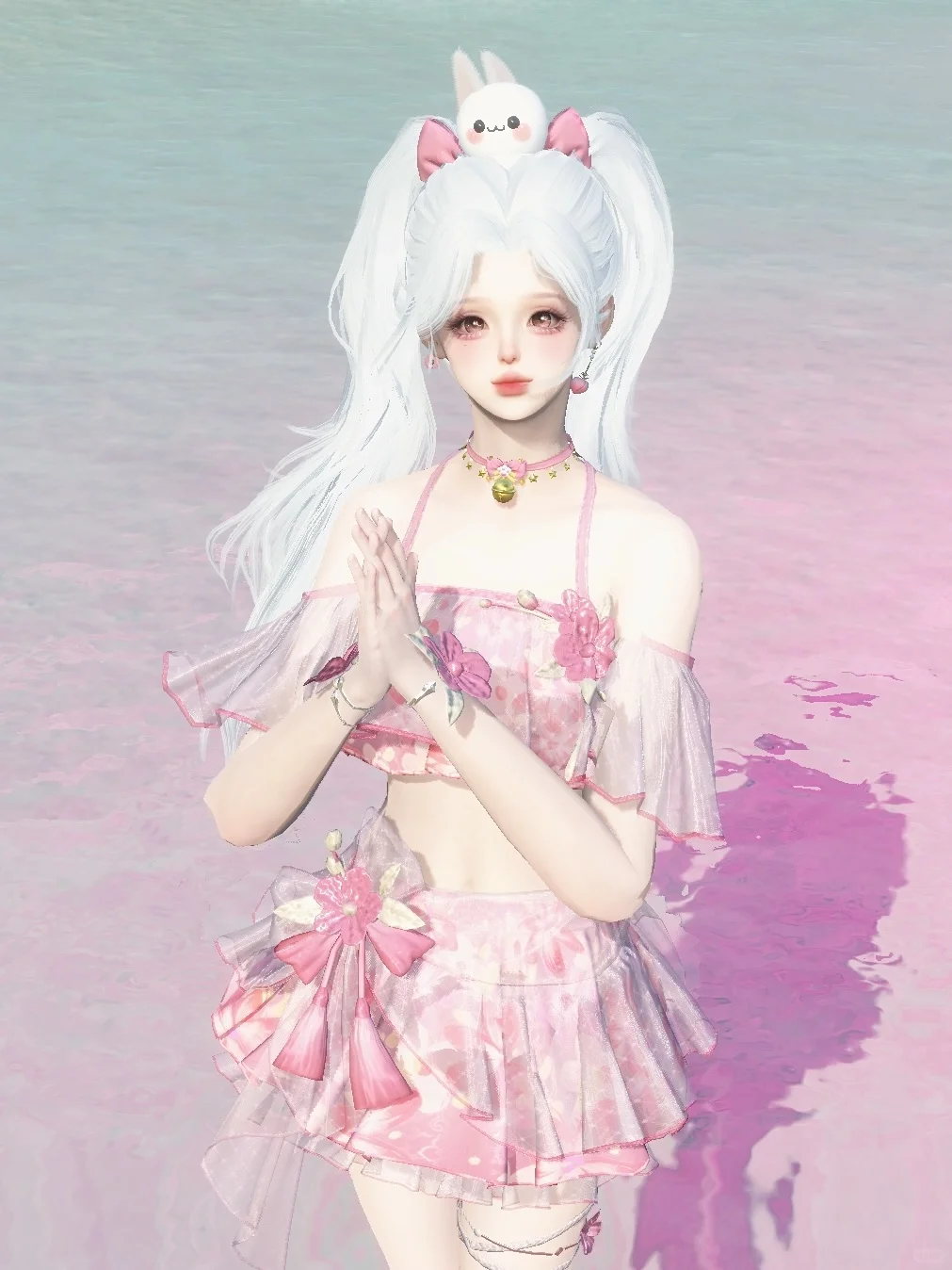 这么可爱的泳衣还有谁没有染吖( •̀∀•́ )