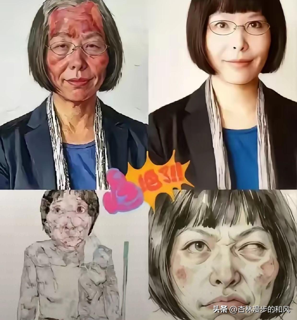 荭这回彻底绷不住了，装不下去了。看着别人给她画的“艺术”照大发雷霆，说这是对她的