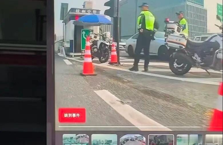 【爱车安全贴士 早高峰匝道被加塞，女子摇下车窗向交警“告状”：当时又急又气，没想
