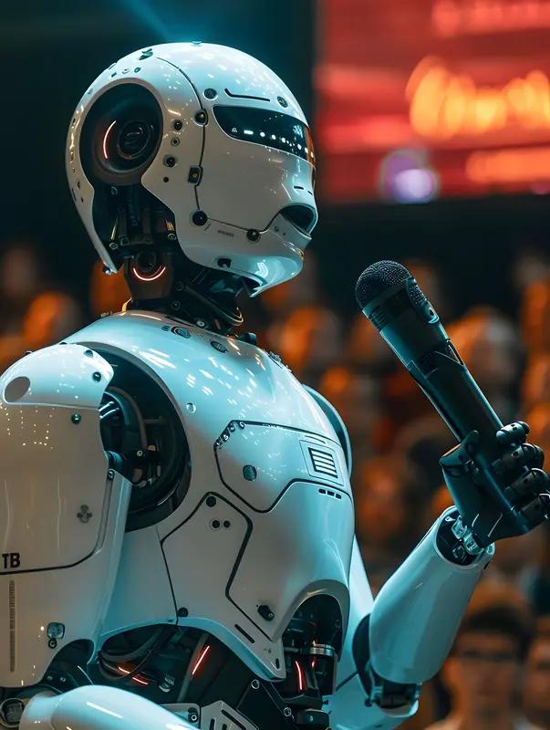 今年机器人表演是武术，挺期待呢