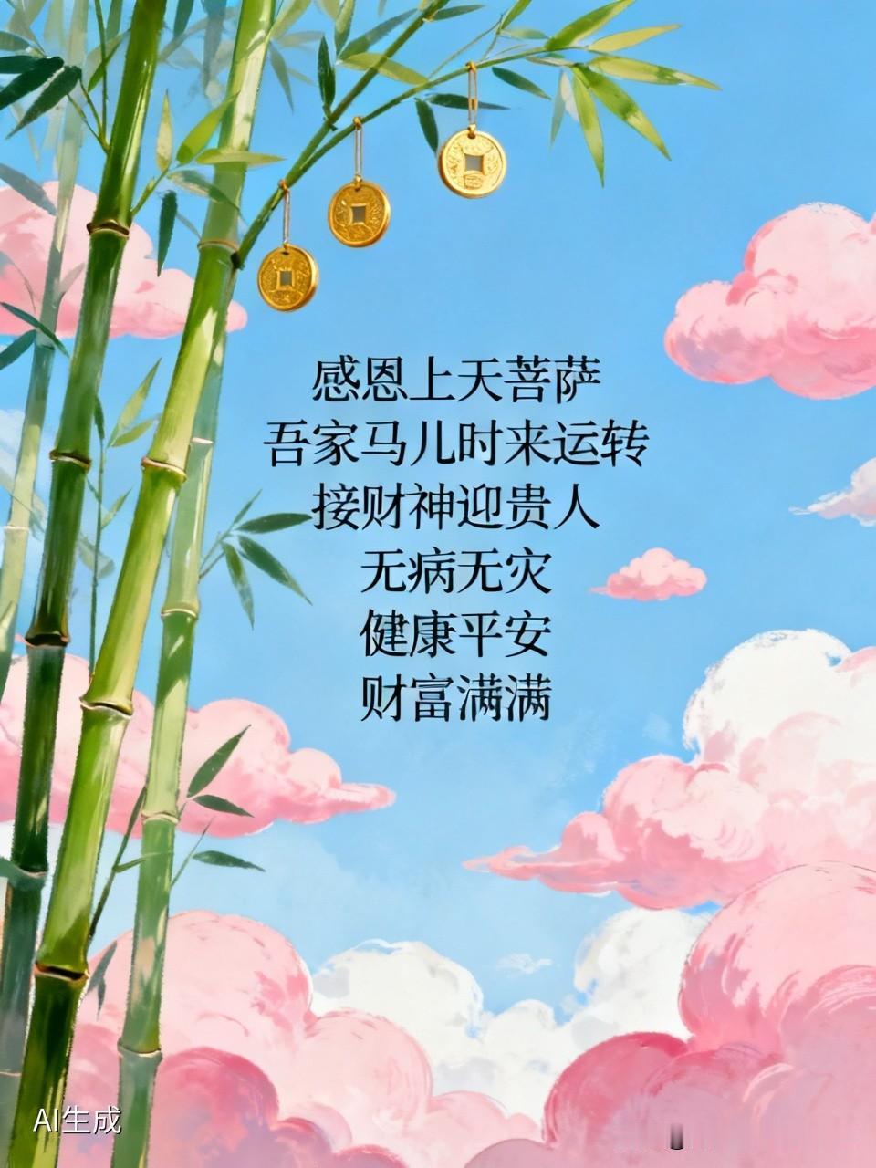 感恩上天菩萨，吾家马儿时来运转！椄财神迎贵人！无病无灾！健康平安！财富满满！🙏