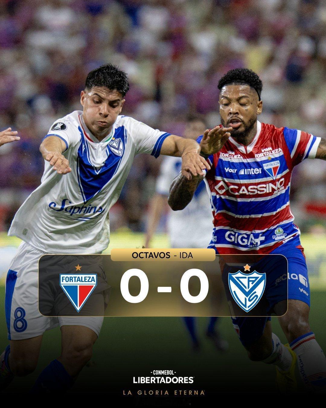 南美解放者杯🏆16强赛首回合战报: 福塔雷萨 0-0 萨斯菲尔德🇦🇷佩纳罗