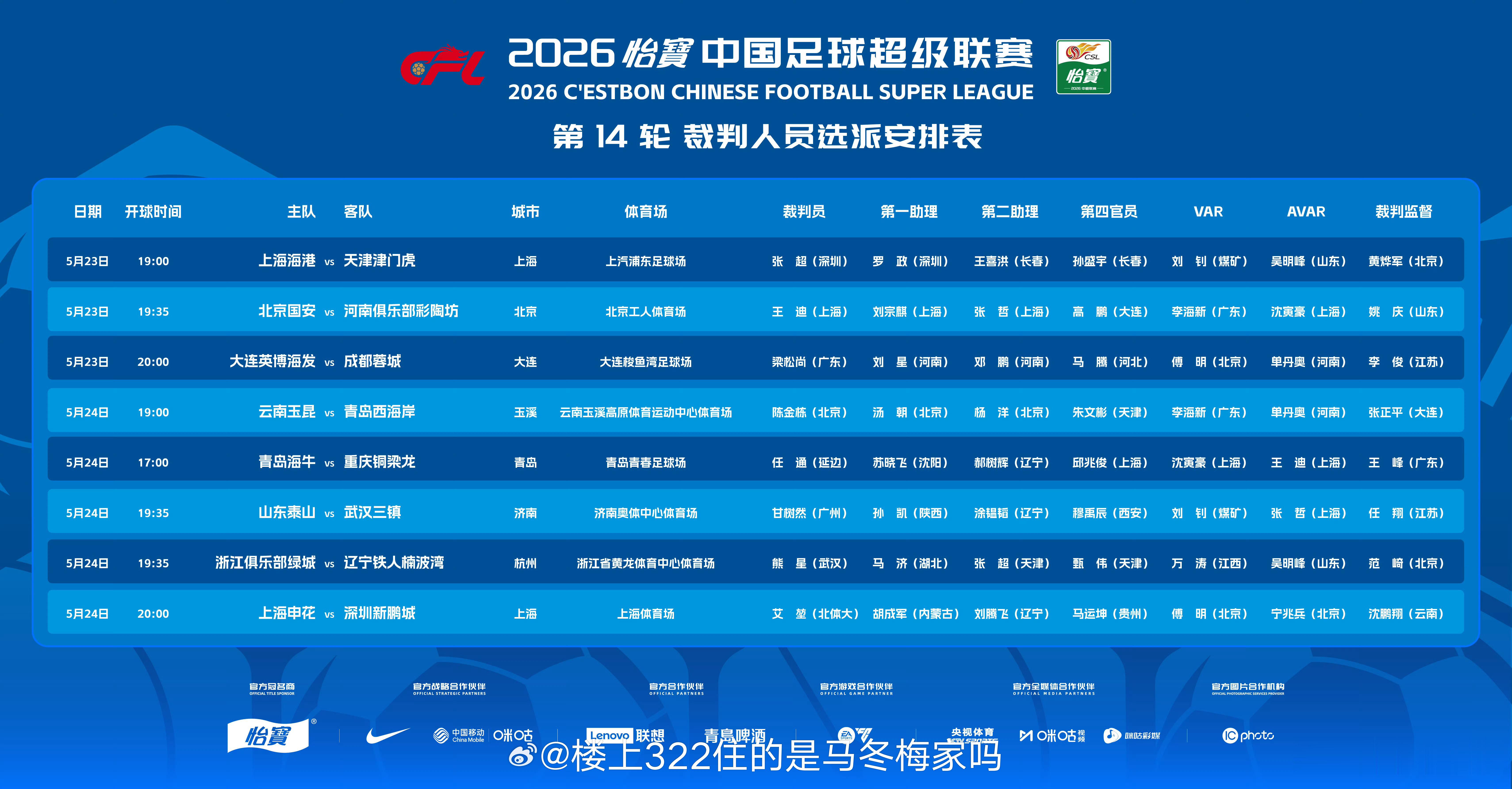 北京国安vs河南队 王迪＋李海新＋沈寅豪吹罚国安，看热闹不嫌事大