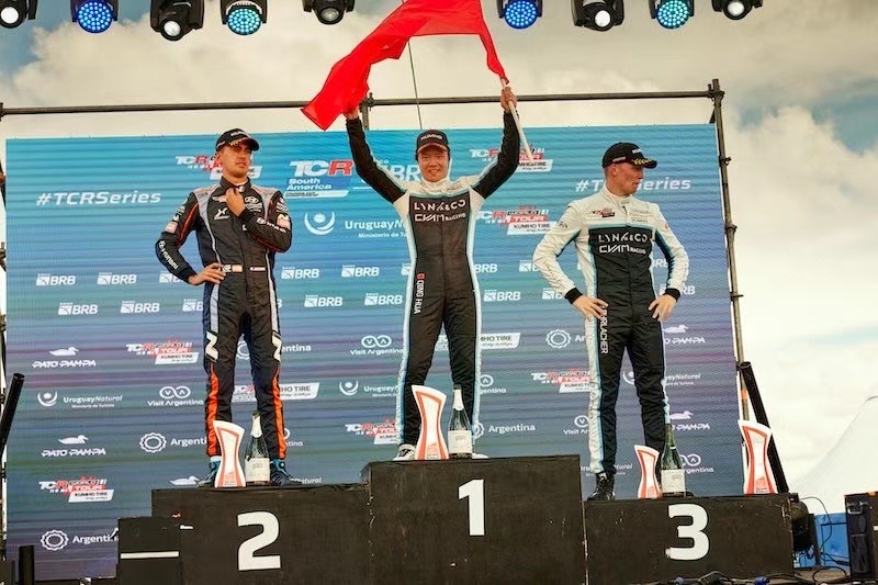 恭喜中国车手在刚刚结束的TCR世界巡回赛乌拉圭站第二回合夺冠🏆 ，这是马青骅加