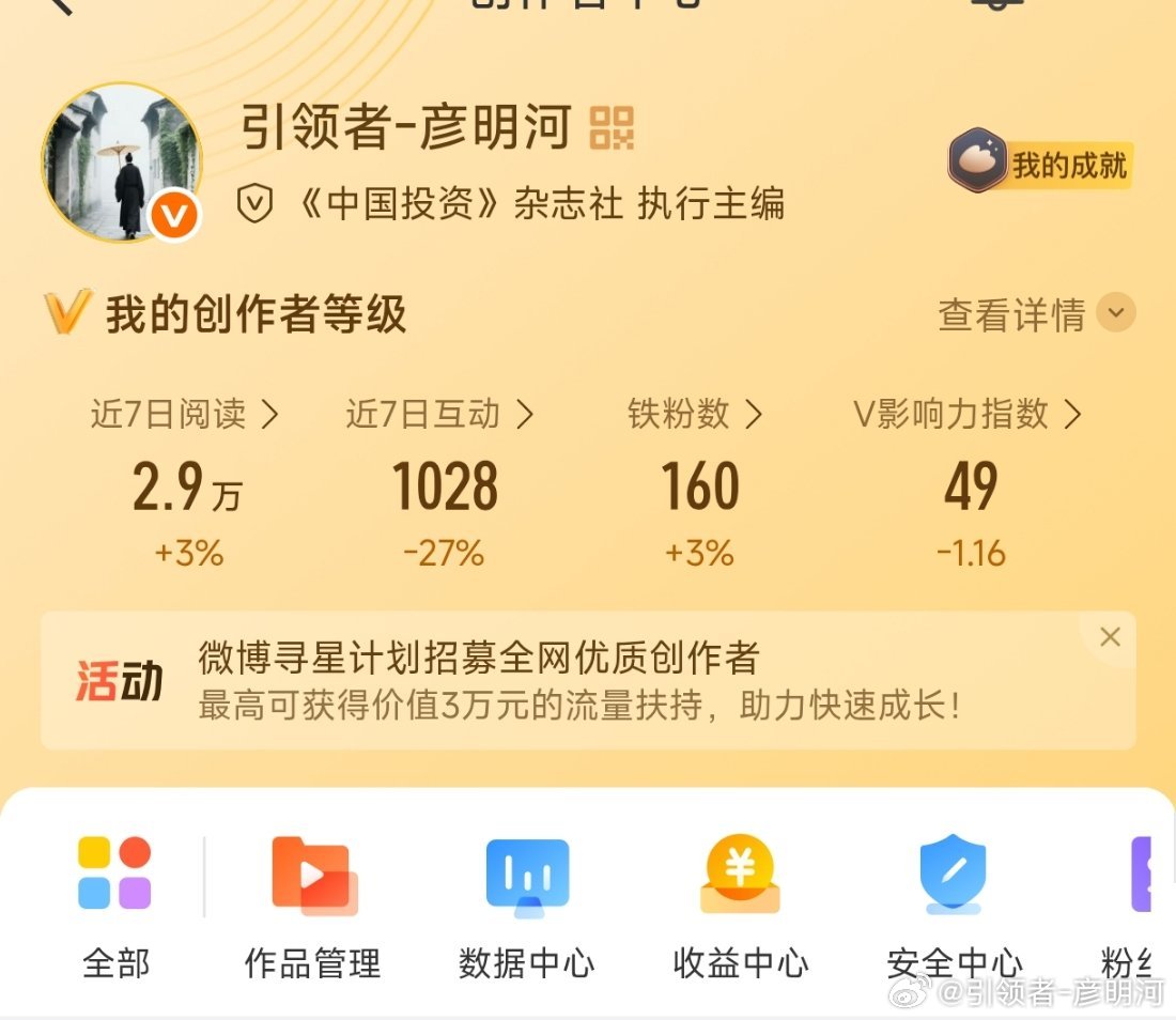 要不是各位还在发私信给我，我都想撤了微博了，上了橙v之后推流差的没眼看👀 