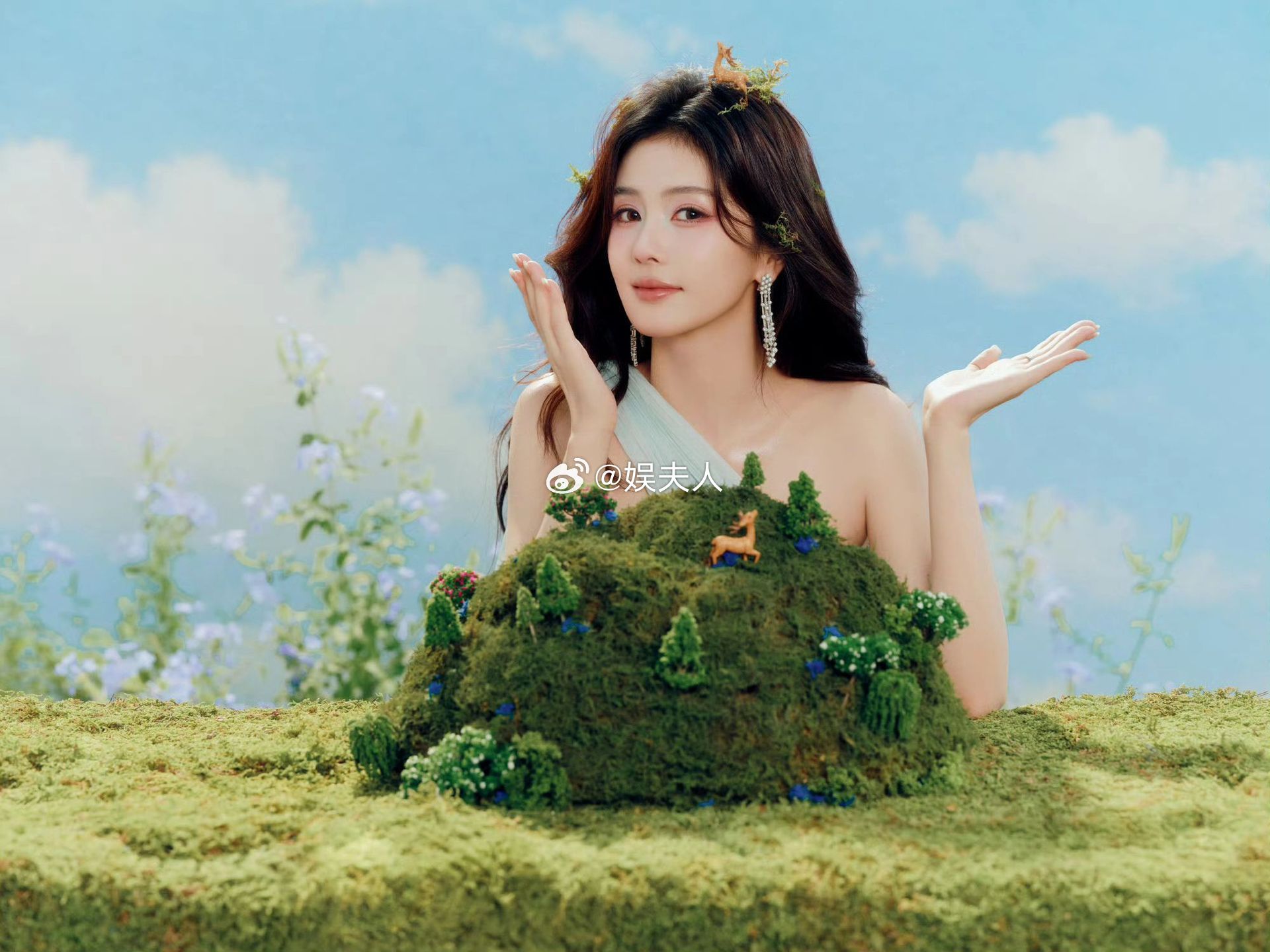 这个白鹿有亿点点好看哦！ 