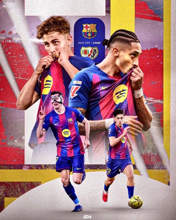 【比赛预告】西甲联赛第29轮3月22号21点巴塞罗那VS巴列卡诺诺坎普球场直播平