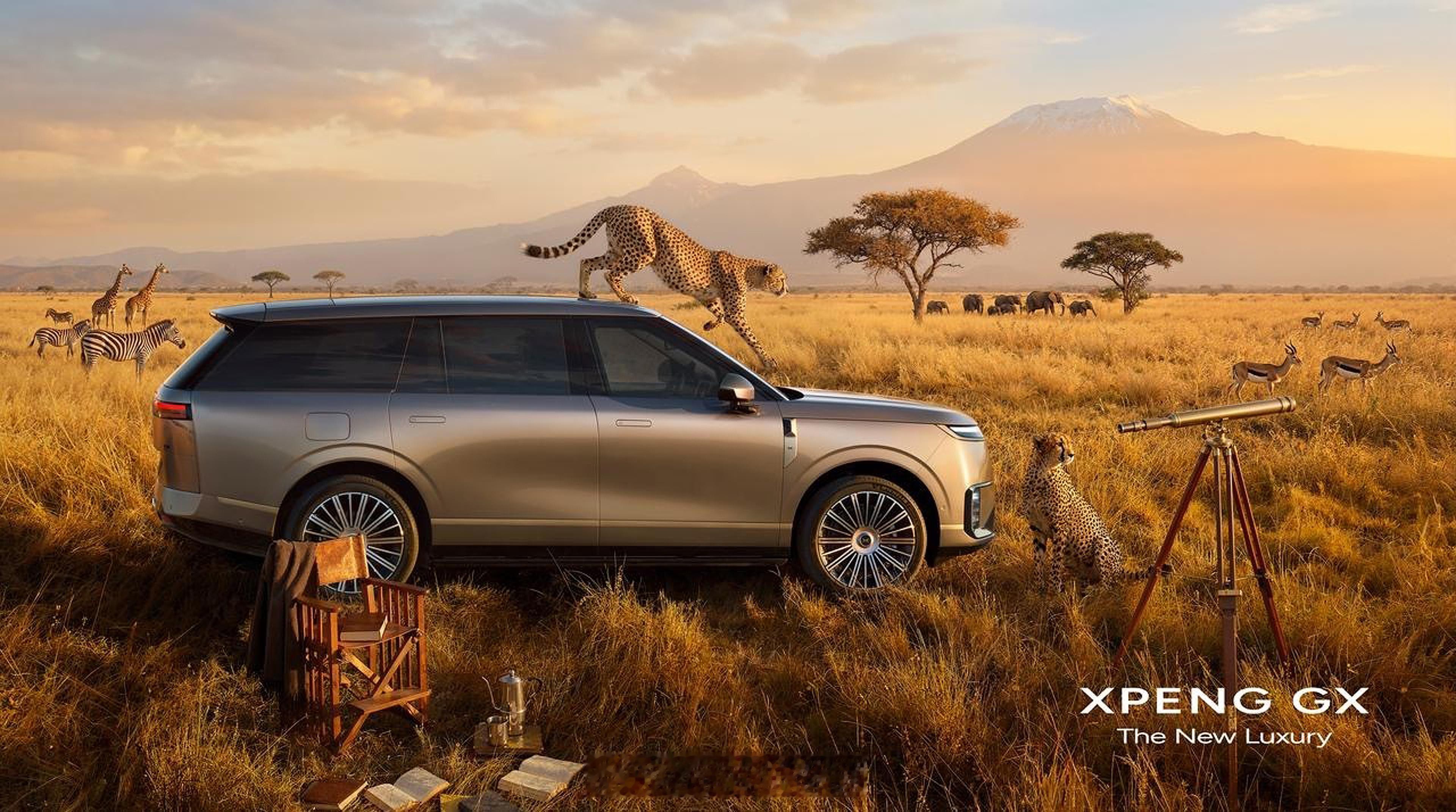 小鹏SUV家族旗舰－－小鹏GX来了，大家觉得颜值如何？小鹏GX葱爆新车