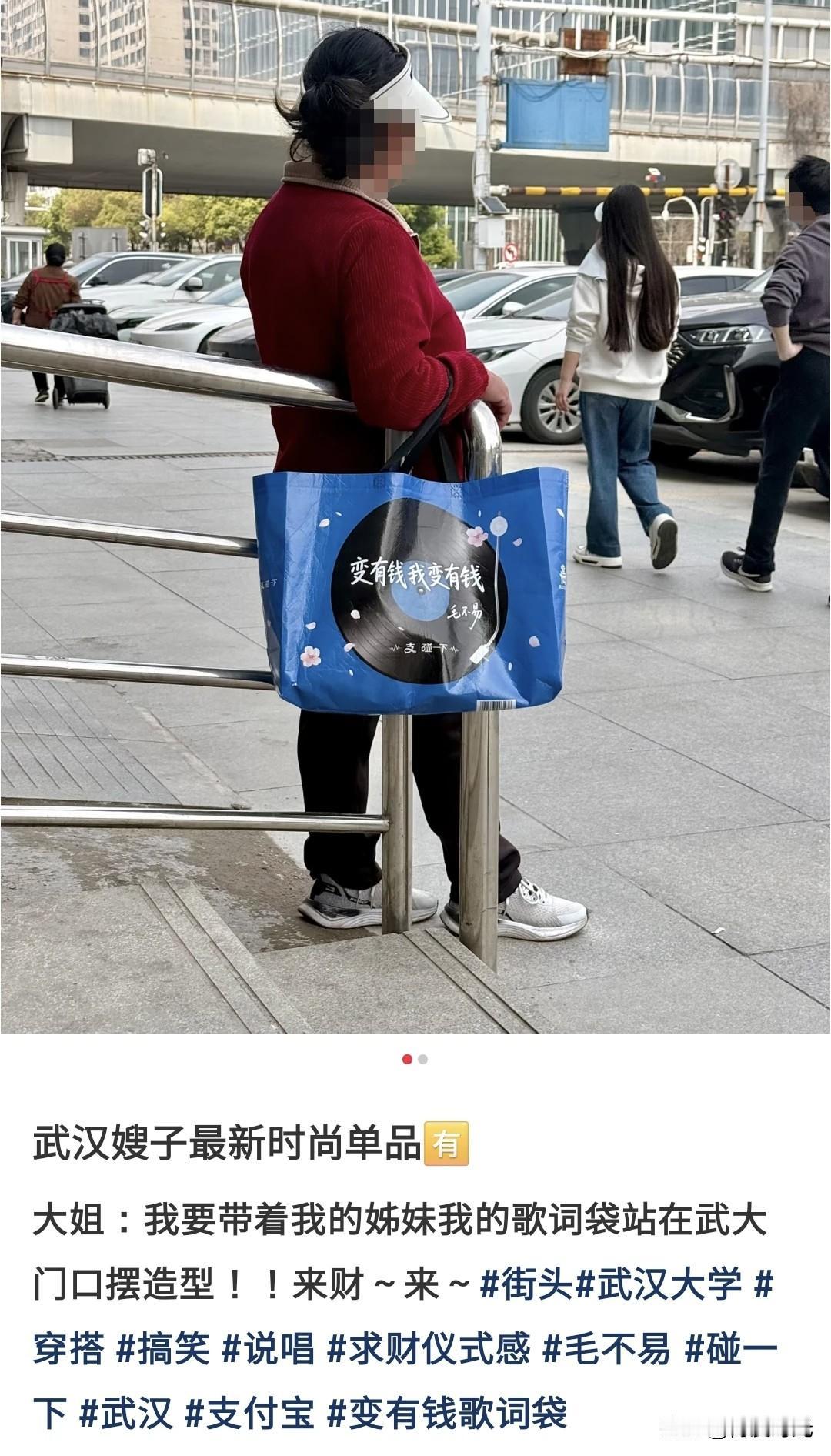 如今
歌曲、网红与购物袋紧密相连
众多网红于视频中推荐歌曲
歌曲迅速走红，成网红