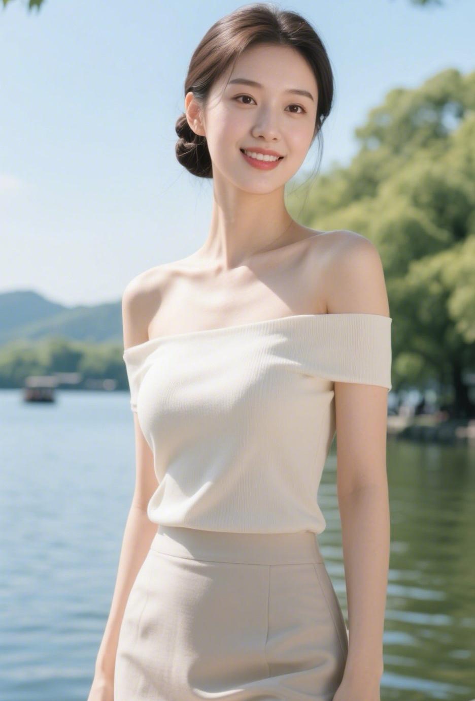 又见五月西湖景，可惜已是一个人！
记得去年还是一起来看的，今年只剩我一人…