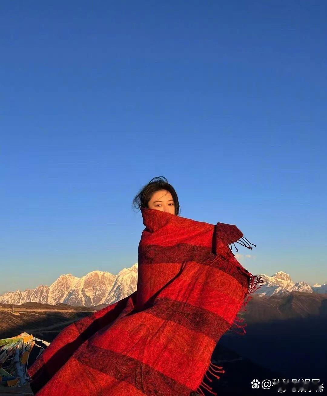 张馨予在西藏住三个月，海拔那么高，有点难度啊！ 