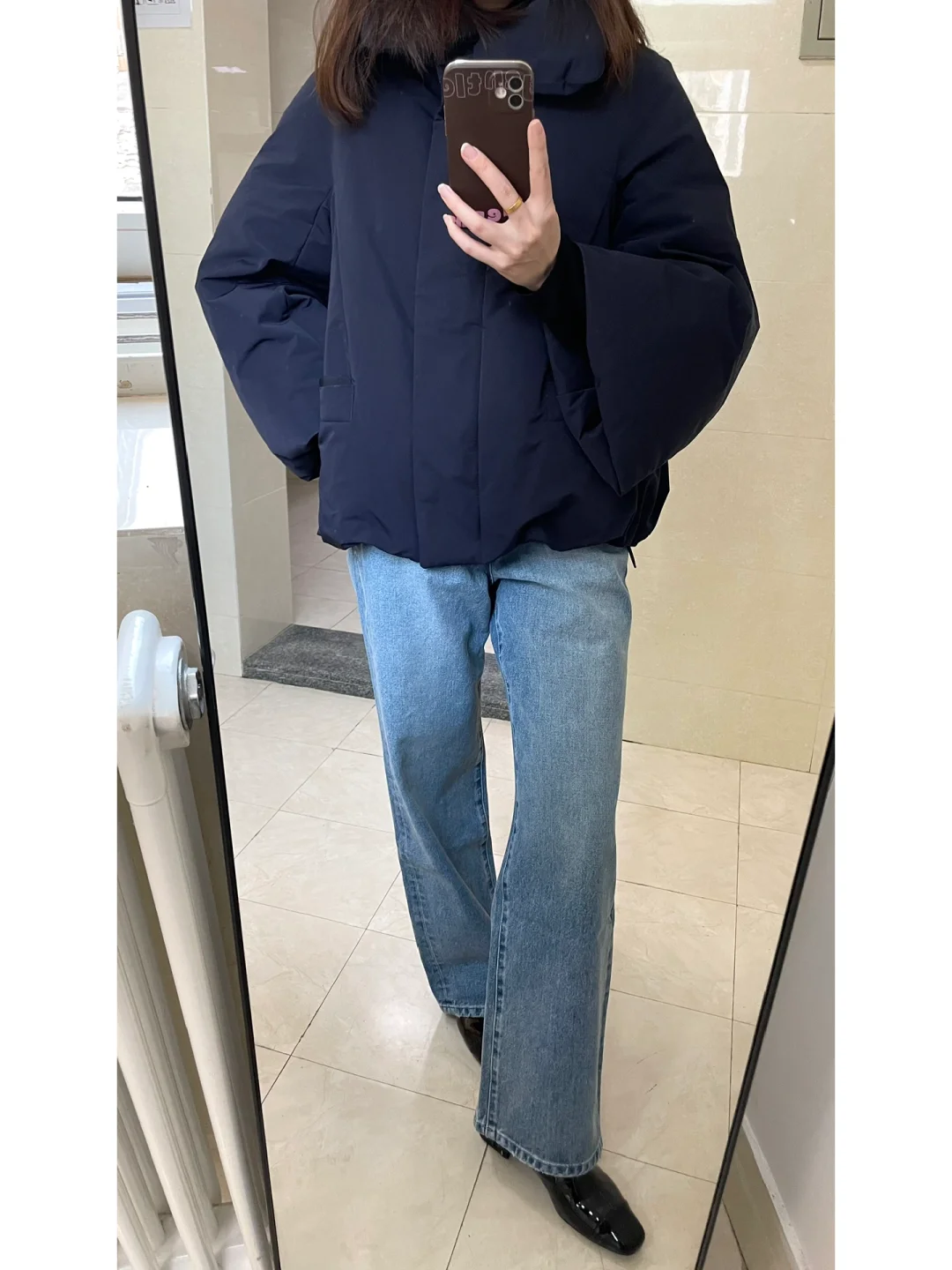 每年冬天都会拿出来穿的一件优衣库羽绒服