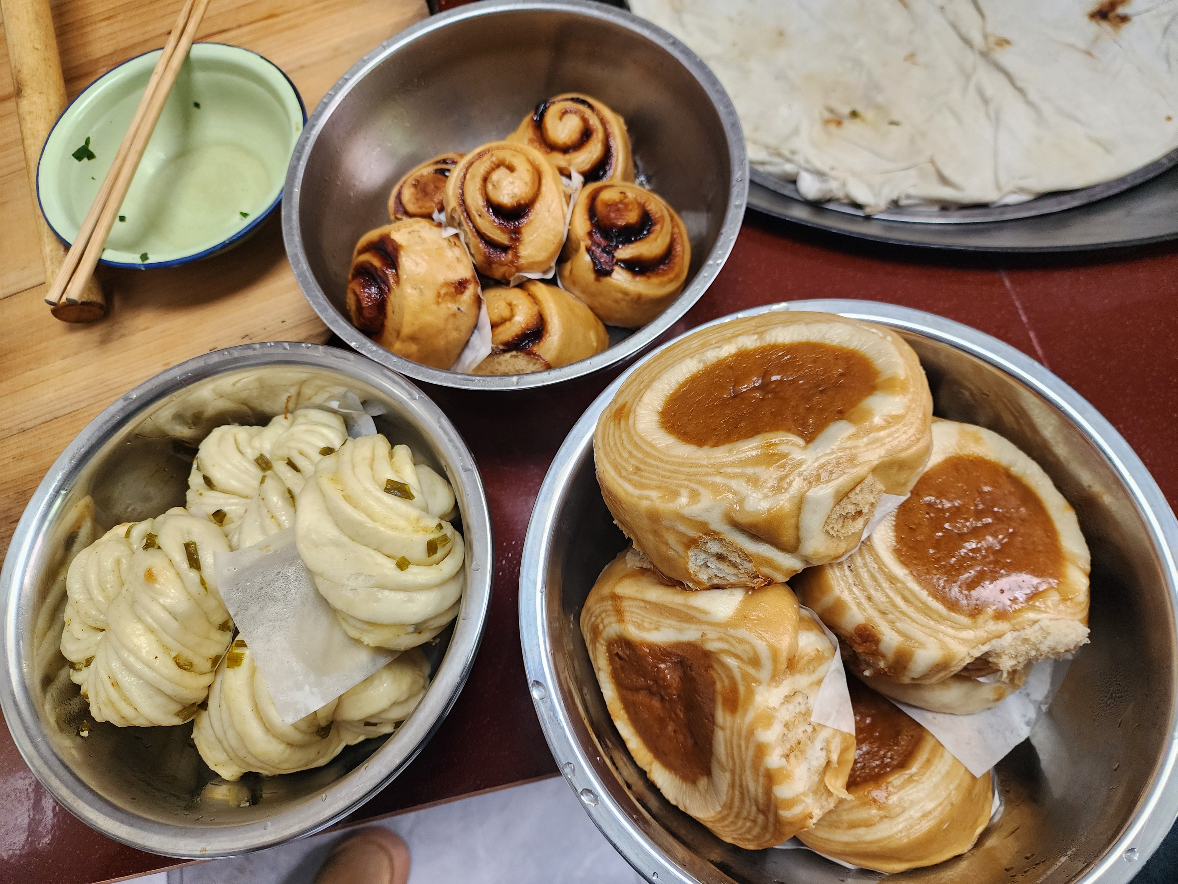 真好，有个会做馒头花卷的老婆