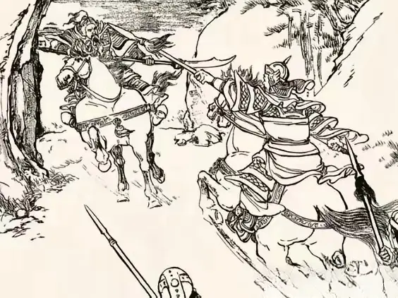 “吾今与汝决一死战。”话说这一对冤家这次又遇上了，一走一追打个没完没了...