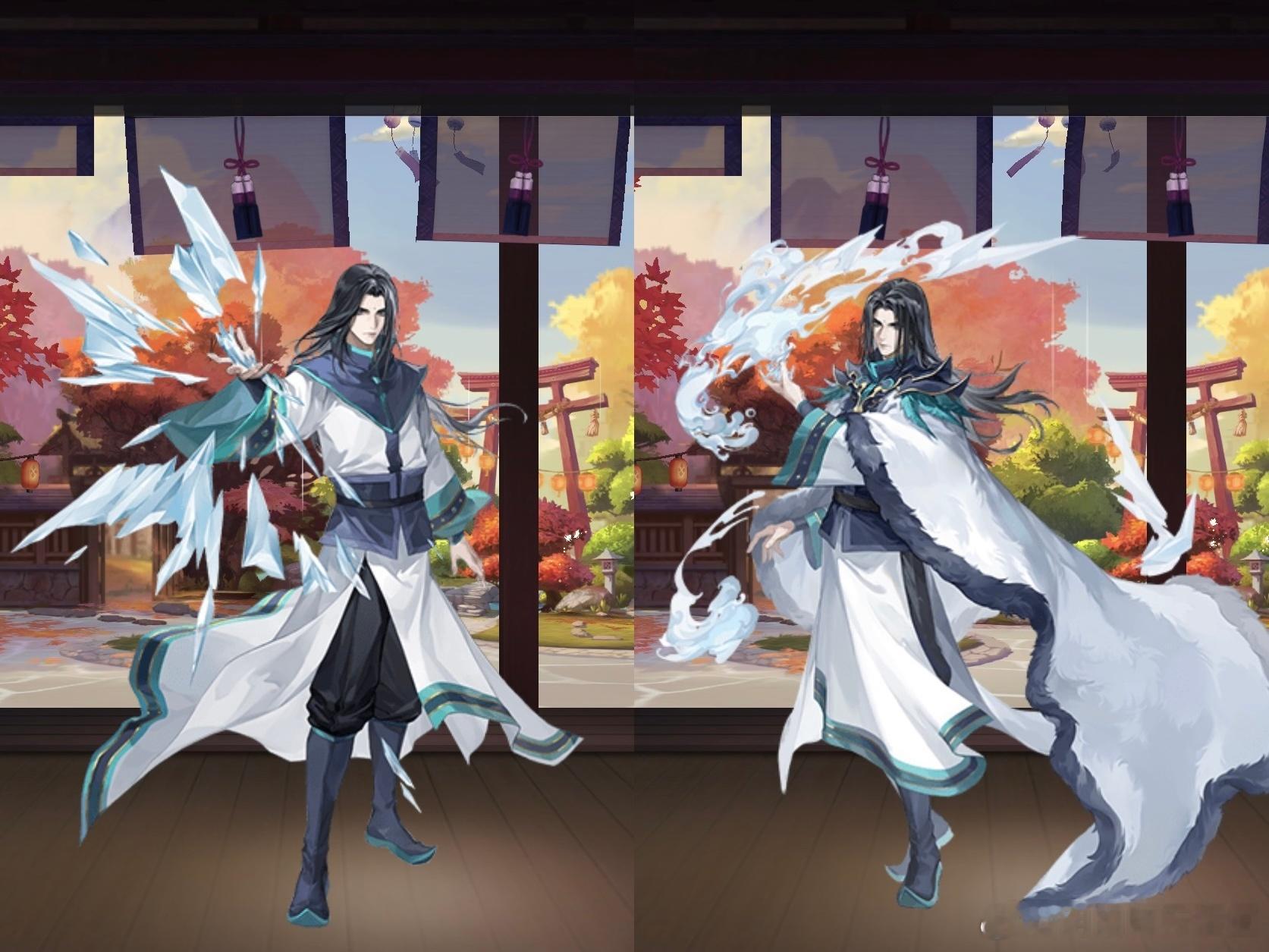 阴阳师雾山五行联动相关申屠子夜觉醒前后立绘/建模/技能一览 ​​​