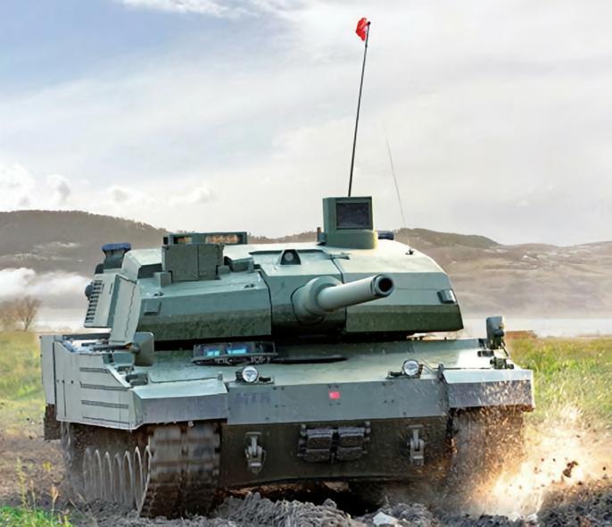 每天认识一件兵器 土耳其“阿勒泰”主战坦克“阿勒泰”（Altay）坦克是土耳其的