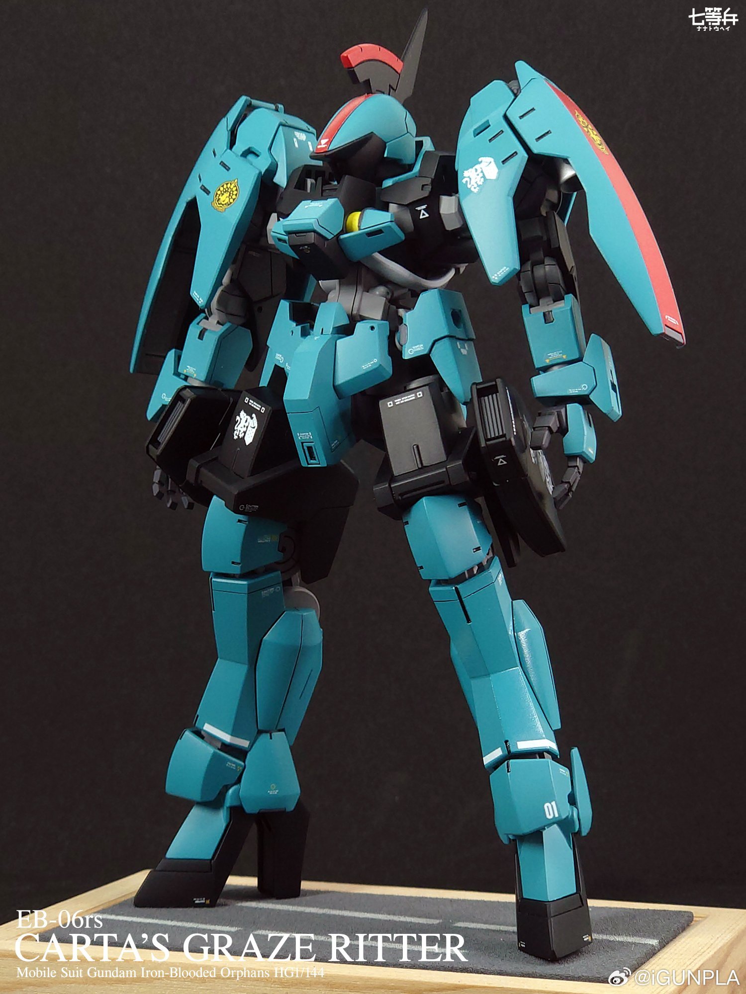 HG格雷兹骑士型（卡尔塔专用机）（by 七等兵）高达模型高达模型