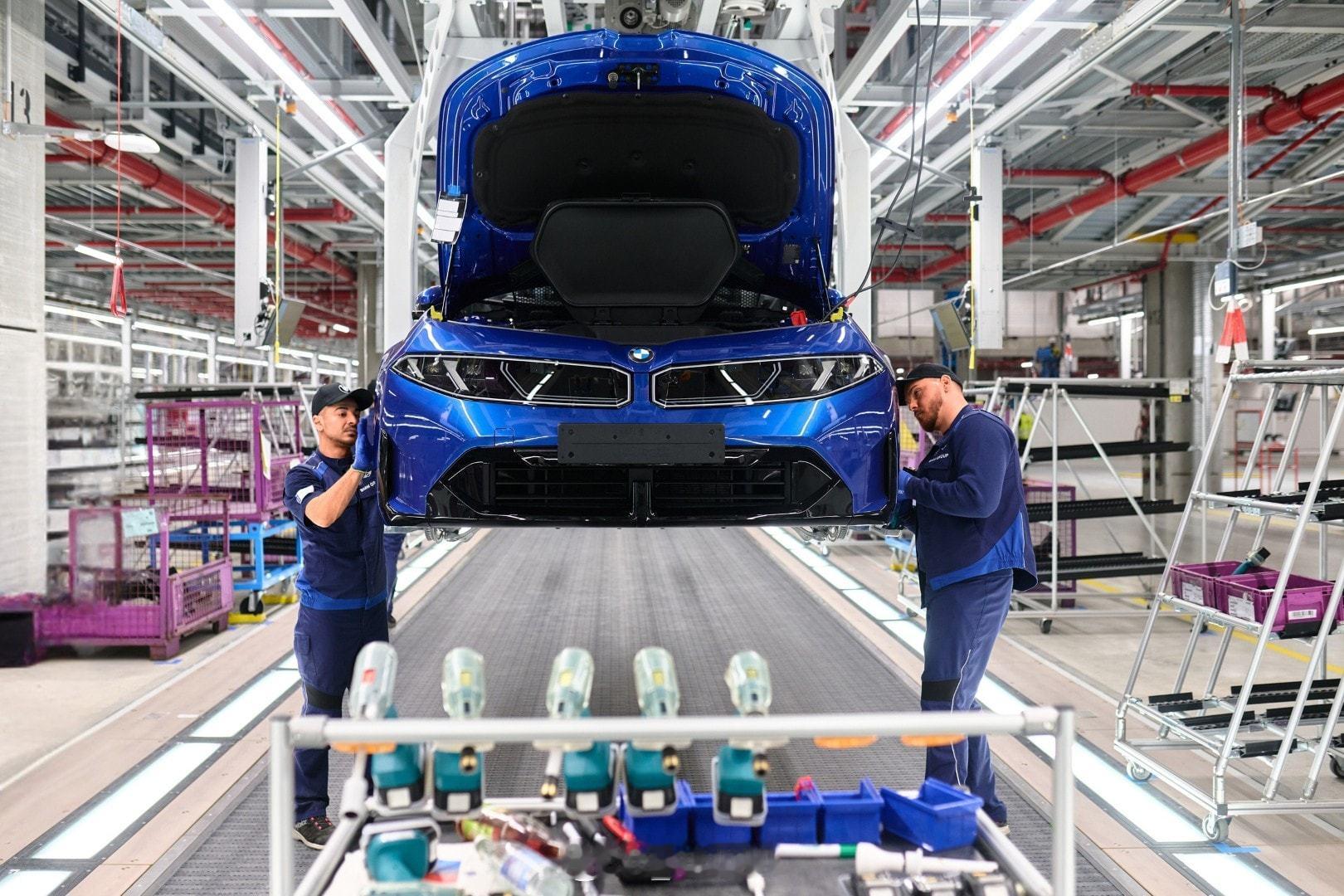宝马全新一代宝马i3 全新一代宝马i3在德国慕尼黑工厂开始量产了 
