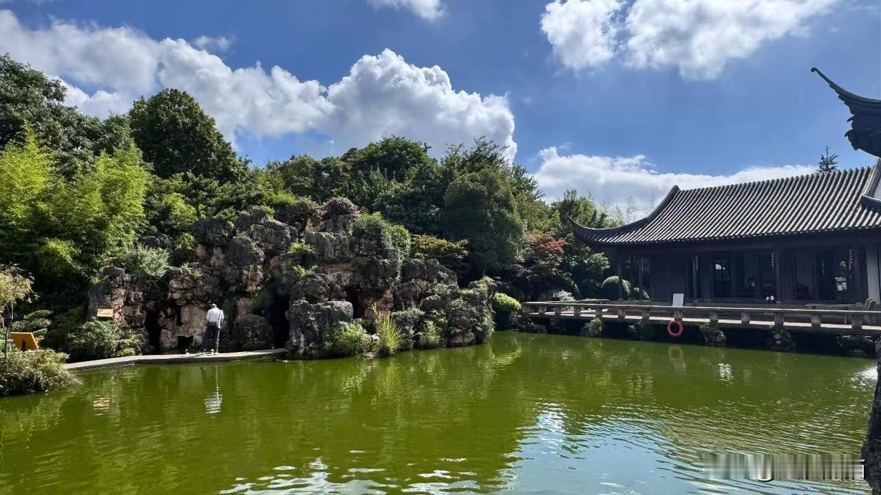 藏于昆明安宁市的苏州园林——楠园，小巧雅致，园内的亭台楼榭，茂林修竹，奇特山石，