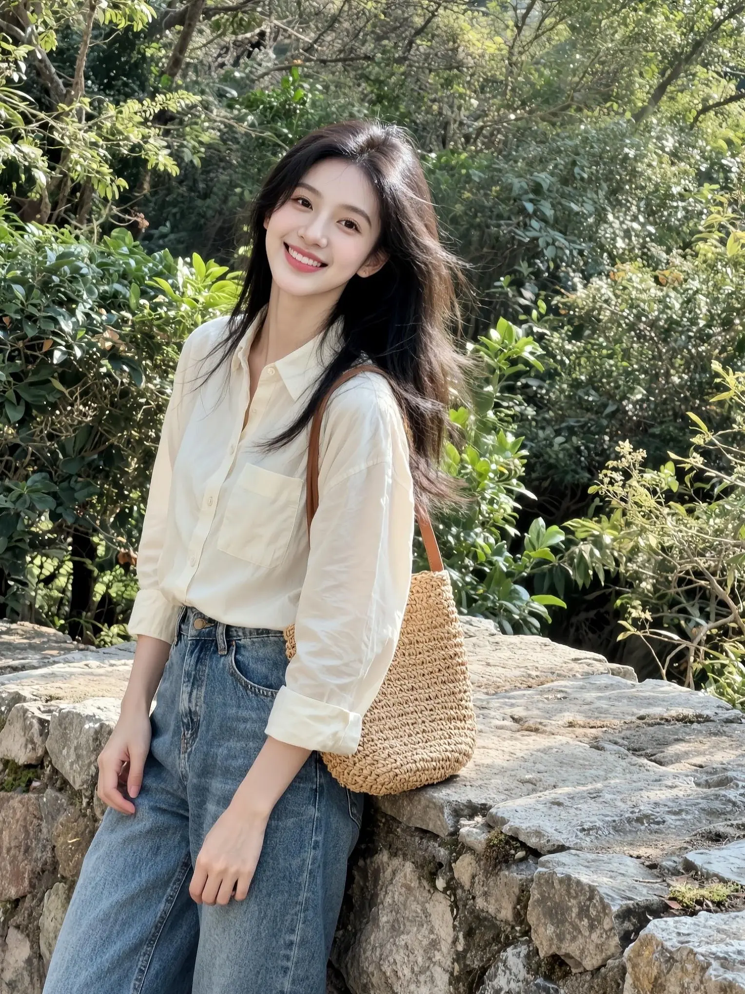 AI森系生活照 随变ai随便玩 ai创作 玩法合伙人计划 随变一拍都很夯