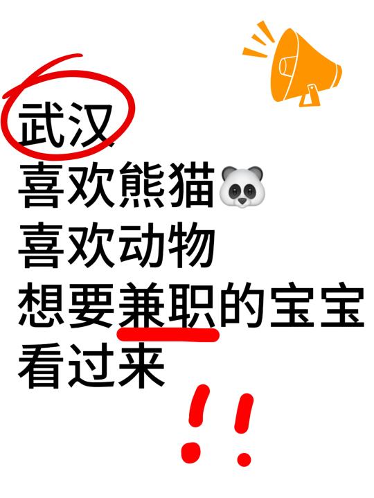 武汉！暑期摇人！有需求的宝子看过来！👋