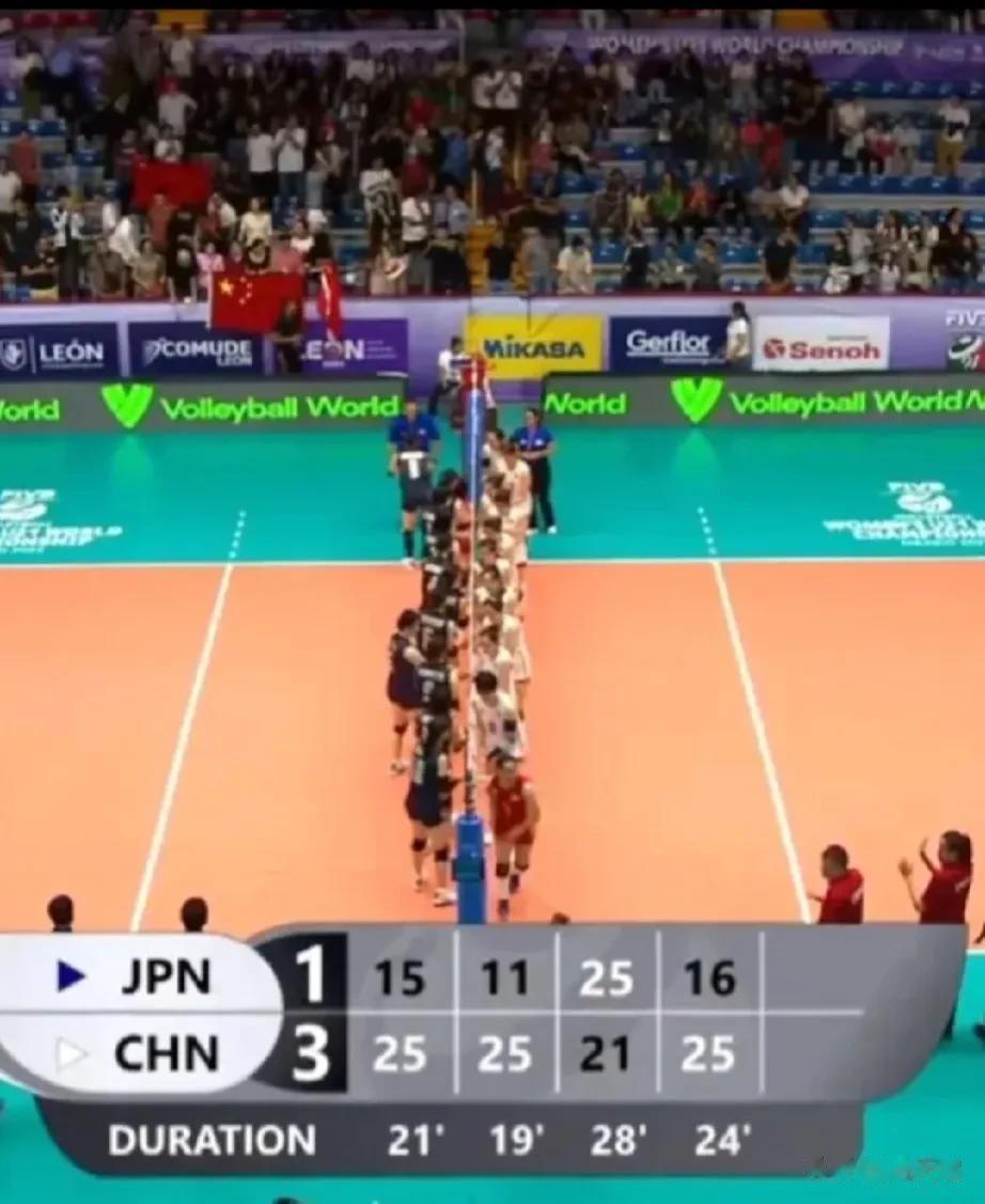 女排u21世锦赛，中国队3-1日本队，取得两连胜，提前一轮杀进四强，值得祝贺。这