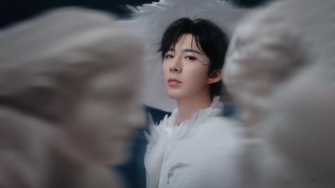 刘宇宁撞衫仙鹤谁懂啊！刘宇宁南京演唱会开场直接美到失语，一身纯白羽毛战袍氛围感拉