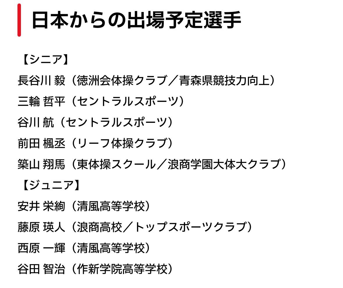亚锦赛日本男队人员 