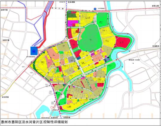 惠州市惠阳区淡水河背片区控制性详细规划