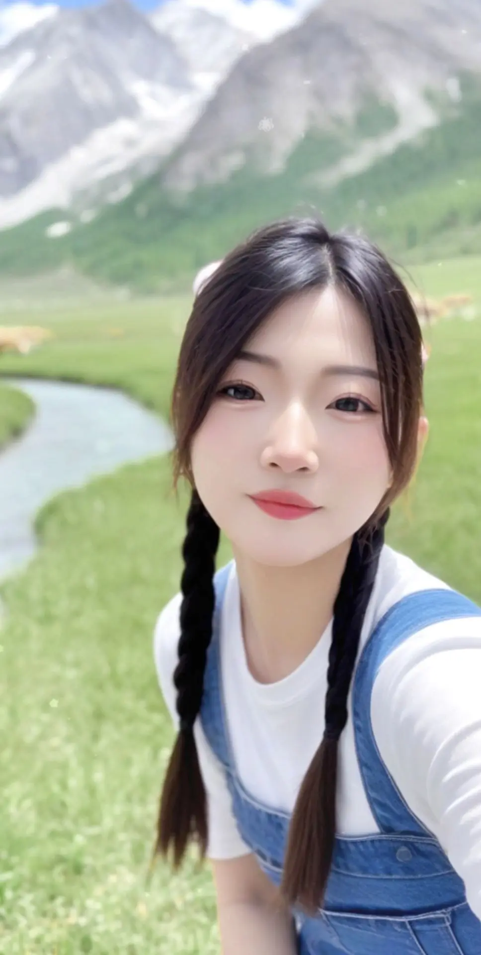 和大自然的美丽风景合个影 感觉累了就放空自己