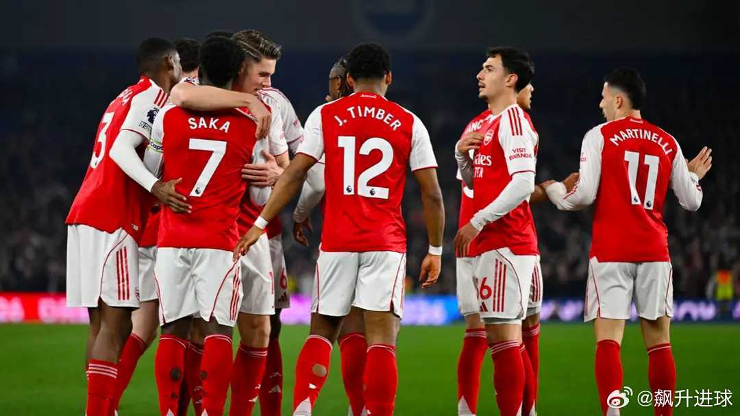 各项赛事10场不败！阿森纳1-0布莱顿甩开曼城7分 萨卡一剑封喉北京时间3月5日