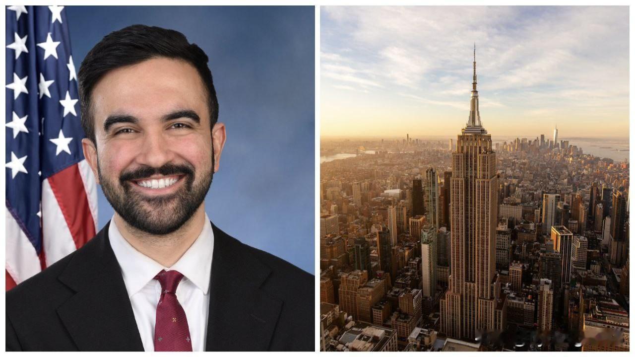 🚨🇺🇲☪️佐兰·马姆达尼赢得选举，成为纽约市首位穆斯林市长。