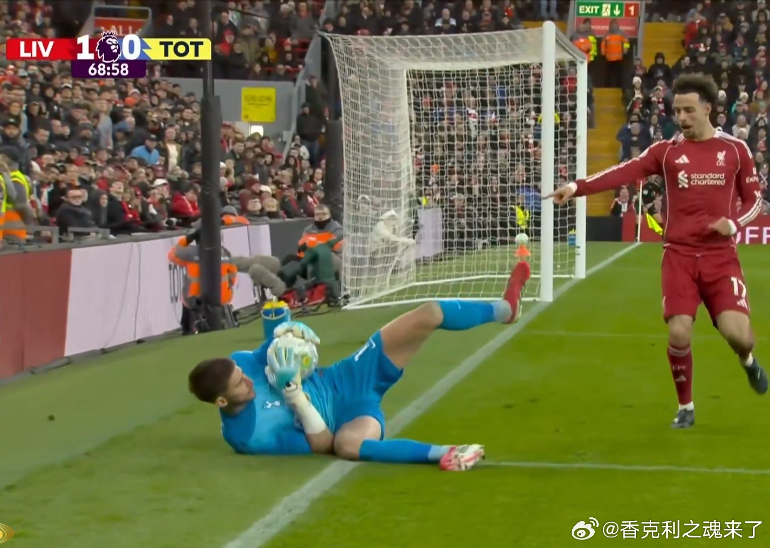 你跟我说 这球没出界 