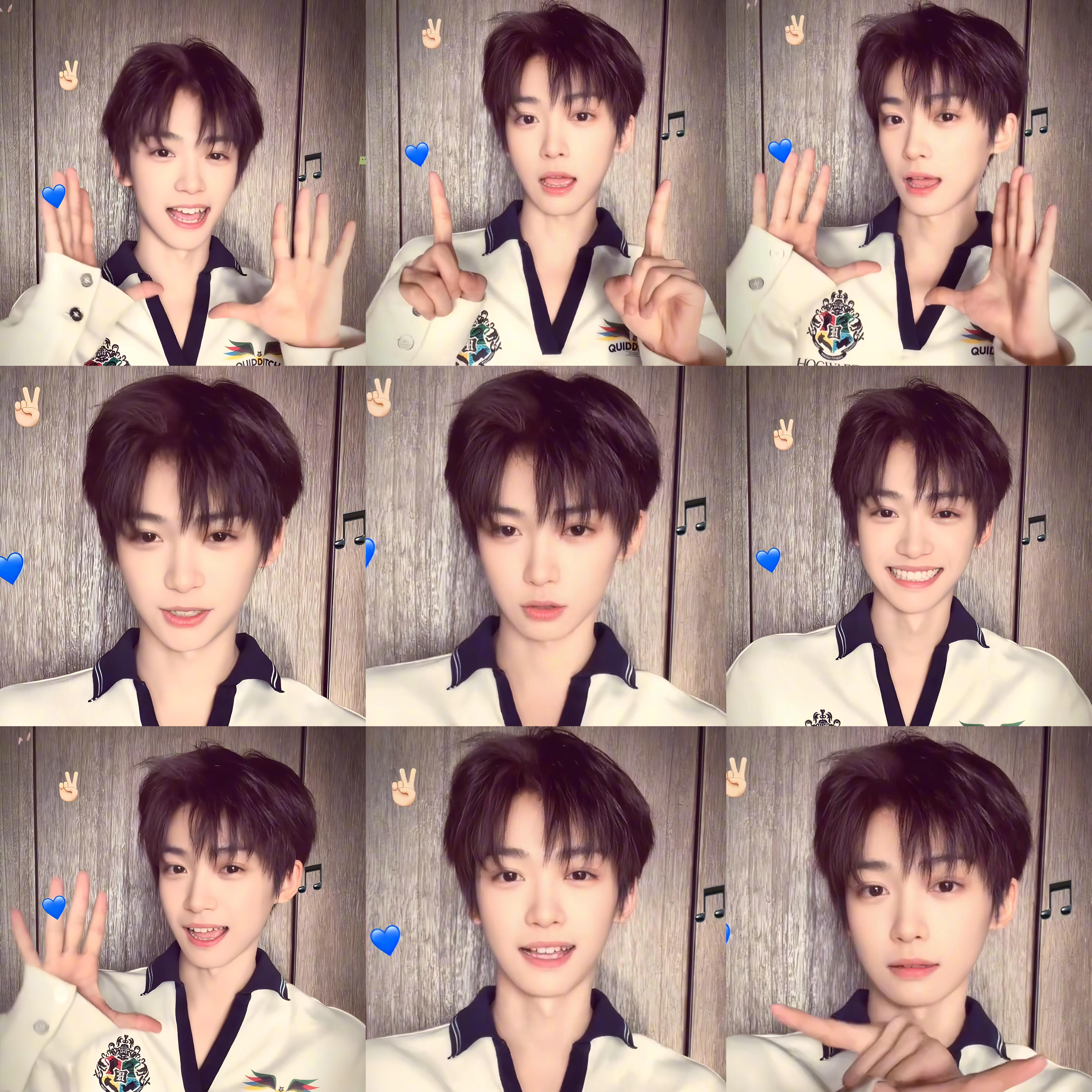 刚刚头像换成梓渝了这个小梓渝完全头像大户来的 这张帅而萌之的脸真太适合当高质量头