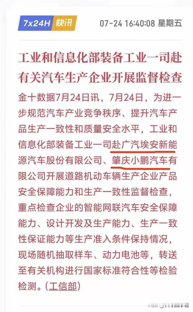 确实要抽检国内这些新能源汽车，
这是为消费者负责，也是为国家新能源汽车发展负责。