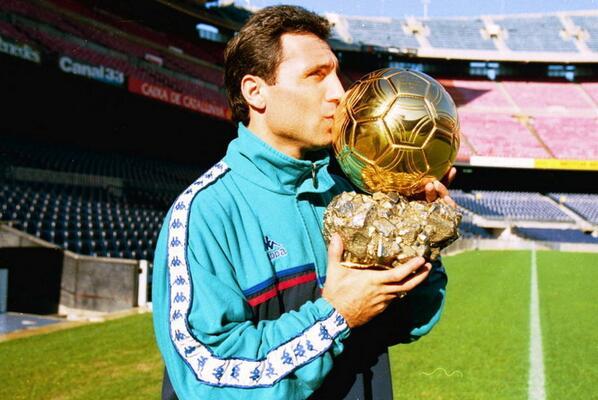 【老照片】 西甲 🇧🇬Hristo Stoichkov with his B