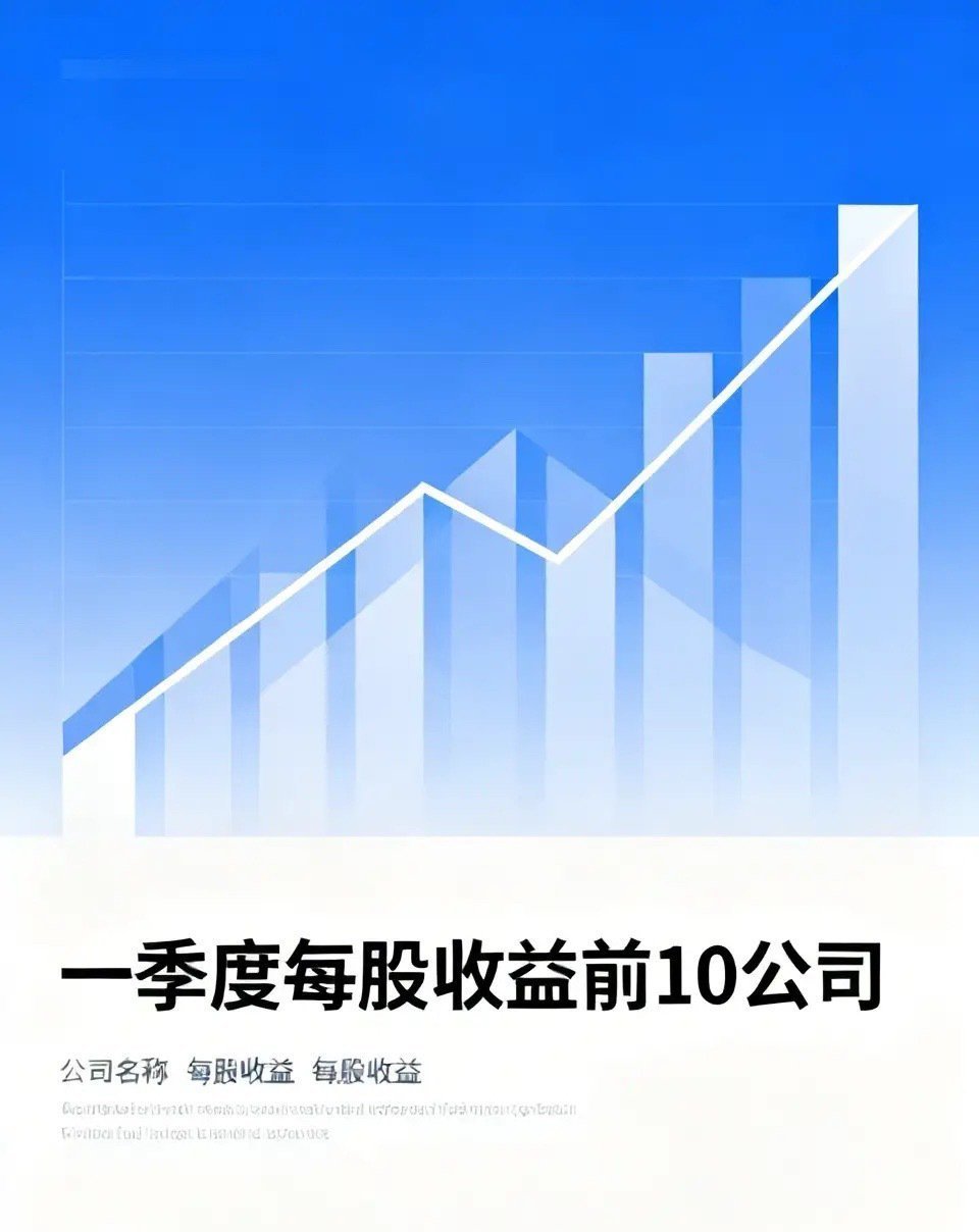 一季报，每股收益前10的公司，科技公司最多：第10名：万辰集团每股收益：3.32