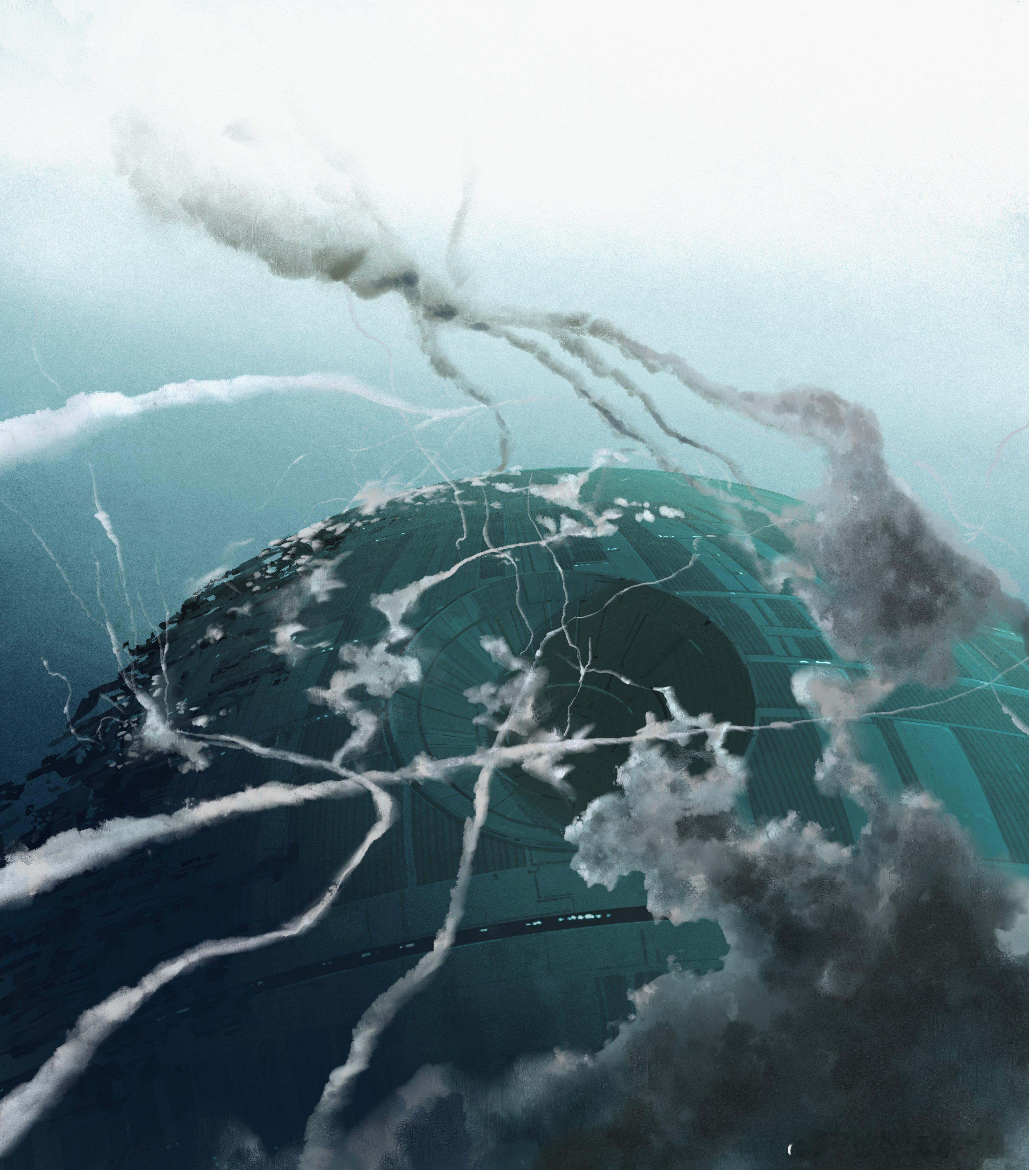 《星球大战：幻境》第三季的几张背景画作by Aymeric Kevin 