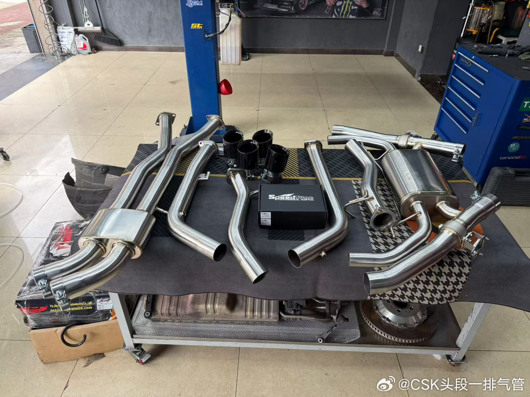 宝马X4M S58雷霆版CSK· GT4中尾段阀门排气SpeedTune阀门全开