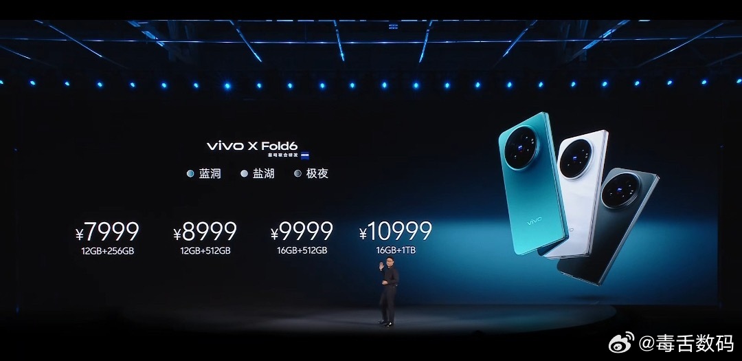 啊？？？？？？？vivo X Fold6价格公布7999起！不是说都涨价吗？？？